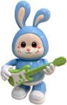 JPT Iepuras muzical cu chitara Rabbit Guitarist albastru cu lumini si melodii (JPT)