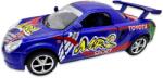 Welly Macheta Toyota MR2 albastra racing cu usi deschise si mecanism pull back fara cutie proprie (JPT)