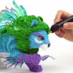 3D TISK 3Doodler for Create and PRO Lengths | PLA | 3mm | 25 pcs Greener Grass