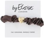 By Eloise London Silk Scrunchie Gold Heart Ластик за коса за жени цвят Mocha