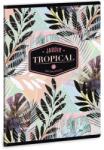 Ars Una Tropical Leaf A5 extra kapcsos kockás füzet (93149228) - bestbyte