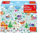 Usborne Пъзел Usborne от 300 части - Коледен лабиринт (9781803705057)