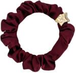 By Eloise London Gold Star Silk Scrunchie culoare Sangria