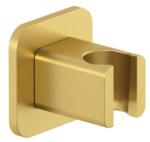 Kludi Suport de duș , Kludi A-Qa, profil patrat, montaj pe perete, brushed gold (65558N0-00)