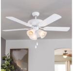 EGLO 35076 - Ventilator de tavan LAS PALMAS 3xE27/40W/230V alb (EG35076A)