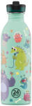 24Bottles Kids Urban 500ml rozsdamentes acél kulacs szívószálas kupakkal, Spooky Friends (24B2381)