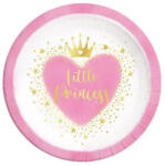  Hercegnők Little Princess papírtányér 8 db-os 23 cm FSC (PNN96476) - sandori