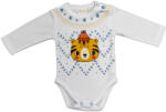  Hosszú ujjú baba body karácsonyi tigris mintával (00652901056)