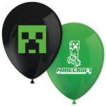  Minecraft Green léggömb, lufi 8 db-os (PNN95662) - sandori