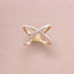  Victoria Rose gold színű fehér köves gyűrű (VBNCZ27154) - sandori