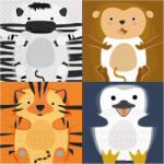  Állatos Zoo szalvéta 20 db-os 33x33 cm FSC (PNN96600) - sandori