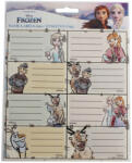  Disney Jégvarázs Adventure füzetcímke 16 db-os (GIM77180846)