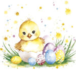  Húsvét Chick in Eggshell szalvéta 20 db-os 33x33 cm (PKK765376) - sandori