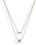  Victoria Rose gold színű rózsaszín köves nyaklánc (VBKACA82649) - sandori