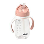 BÉABA Szívószálas Ivópohár 300 ml - Sötét rózsaszín (913480)