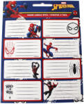  Pókember World of Webs füzetcímke 16 db-os (GIM77750246) - sandori