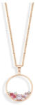  Victoria Rose gold színű színes köves nyaklánc (VBKACA66145)
