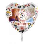  Disney Jégvarázs Floral Happy Birthday fólia lufi 43 cm (NPR163403) - sandori