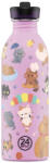 24Bottles Kids Urban 500ml rozsdamentes acél kulacs szívószálas kupakkal, Meow Friends (24B2377)