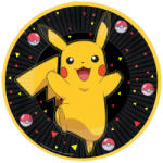  Pokémon Yellow Thunder papírtányér 8 db-os 23 cm (DPA30540) - sandori