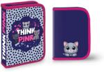 S-Cool Penar echipat S-Cool Think Pink cu sclipici SC3261 Penar