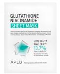 APLB Glutathione Niacinamide Sheet Mask - Mască facială sub formă de foaie 1 bucata Masca de fata