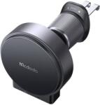 Mcdodo CH-3000 autós tartó, szellőzőnyílás, vezeték nélküli töltés 15 W, USB-C kábel 1 m, fekete (066005)