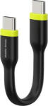 Mobile Origin Cablu pentru incarcare si transfer de date Mobile Origin Compact, 2x USB-C, 60W, 10 cm, Negru (comc-usbc-blk) - cel
