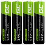 Green Cell Rechargeable HR3 mikro ceruza akku (AAA) 950mAh 4db