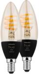 Philips Gyertya - E14-es okos fényforrás - (2 darabos csomag) (4984475EG722494)