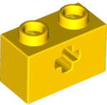 LEGO® Alkatrészek (Pick a Brick) Sárga 1x2 Elem Keresztcsatlakozóval 6206240 (6206240)