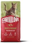 CARNILOVE Active Cat Duck and Pheasant Sterilised 6 kg kacsacomb és fácán, ivartalanított macskák számára