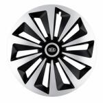 AutoHelix MSA Set 4 capace roti Fox Gri-Negru R17 pentru gama auto Kia (15525)