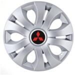 AutoHelix MSA Set 4 Capace Roti 15 inchi (R15), Compatibil Cu Mitsubishi, model Top Gri (20493)