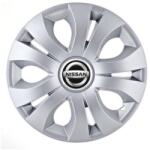 AutoHelix MSA Set 4 Capace Roti 15 inchi (R15), Compatibil Cu Nissan, model Top Gri (20501)