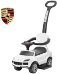 Milly Mally Dětské odrážedlo s vodící tyčí Milly Mally Porsche Cayenne white - pepita