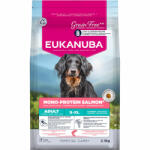 EUKANUBA 2x2, 3kg kg Eukanuba Adult Mono-Protein lazac száraz kutyatáp