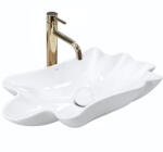 Rea Lavoar baie 62x33 cm, alb lucios, cu ventil click-clack inclus, Rea Infinity (REA-U3607)
