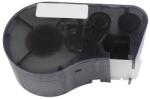 Compatibil Brady MC-1500-595-WT-BK / 143374, vinil autoadeziv, 38.10 mm x 7.62 m, text negru / fundal alb, banda compatibila (RL-BD-MC-1500-595-BK/WT)