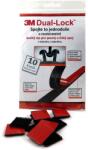 3M Dual-Lock, negru, ambalaj = 10 pătrate 25 x 25 mm (AA-DUAL-2525-2)