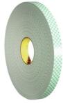 3M 4026 Bandă de spumă adezivă cu două fețe, alb, gro. 1, 6 mm 19 mm x 33 m (7000042390)