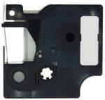 Compatibil Banda compatibila Dymo 18484 / S0718220, 19mm x 5, 5m text negru / fundal alb, poliester (18484)