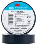 3M Temflex 165 Elektrobandă izolantă, 25 mm x 25 m, negru (7100184820)
