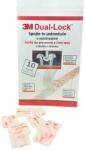 3M Dual-Lock, transparent, ambalaj = 10 pătrate 25 x 25 mm (AA-DUAL-2525-1)