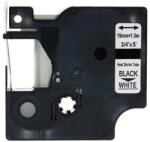 Compatibil Banda compatibila Dymo 18057, S0718330, 19mm x 1, 5m text negru / fundal alb (18057)