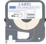 Compatibil Max LM-312T, 12mm x 8m, transparent banda compatibila (PT-312T)