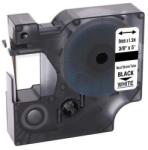 Compatibil Banda compatibila Dymo 18053, S0718280, 9mm x 1, 5m text negru / fundal alb (18053)
