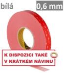 3M VHB LSE-060WF Banda adeziva puternica dublu adeziva pentru materiale plasticice LSE, gro. 0, 6 mm 19 mm x 33 m (7100143327)