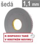 3M VHB 4941-P, gro. 1, 1 mm; gri deschis bandă acrilică dublu adezivă de înaltă aderență 19mm x 33 m (7000072410)