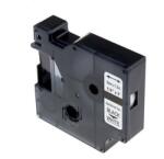 Compatibil Banda compatibila Dymo 18051, S0718260 6mm x 1, 5m text negru / fundal alb (18051)